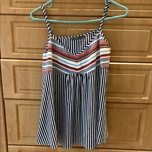 Striped Multicolor Spaghetti Strap Top